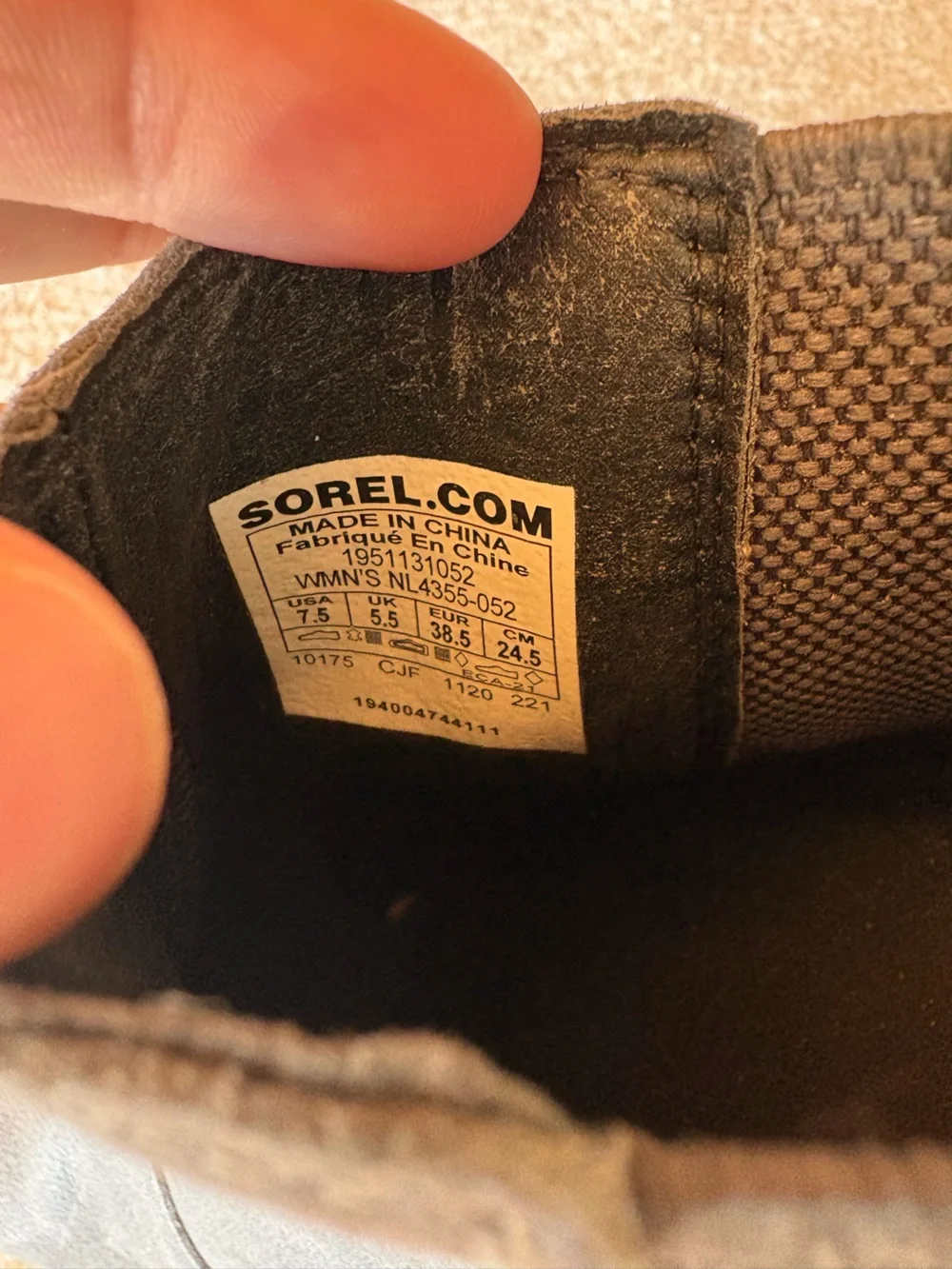 Sorel Wedge Ankle Boots in Charcoal Gray